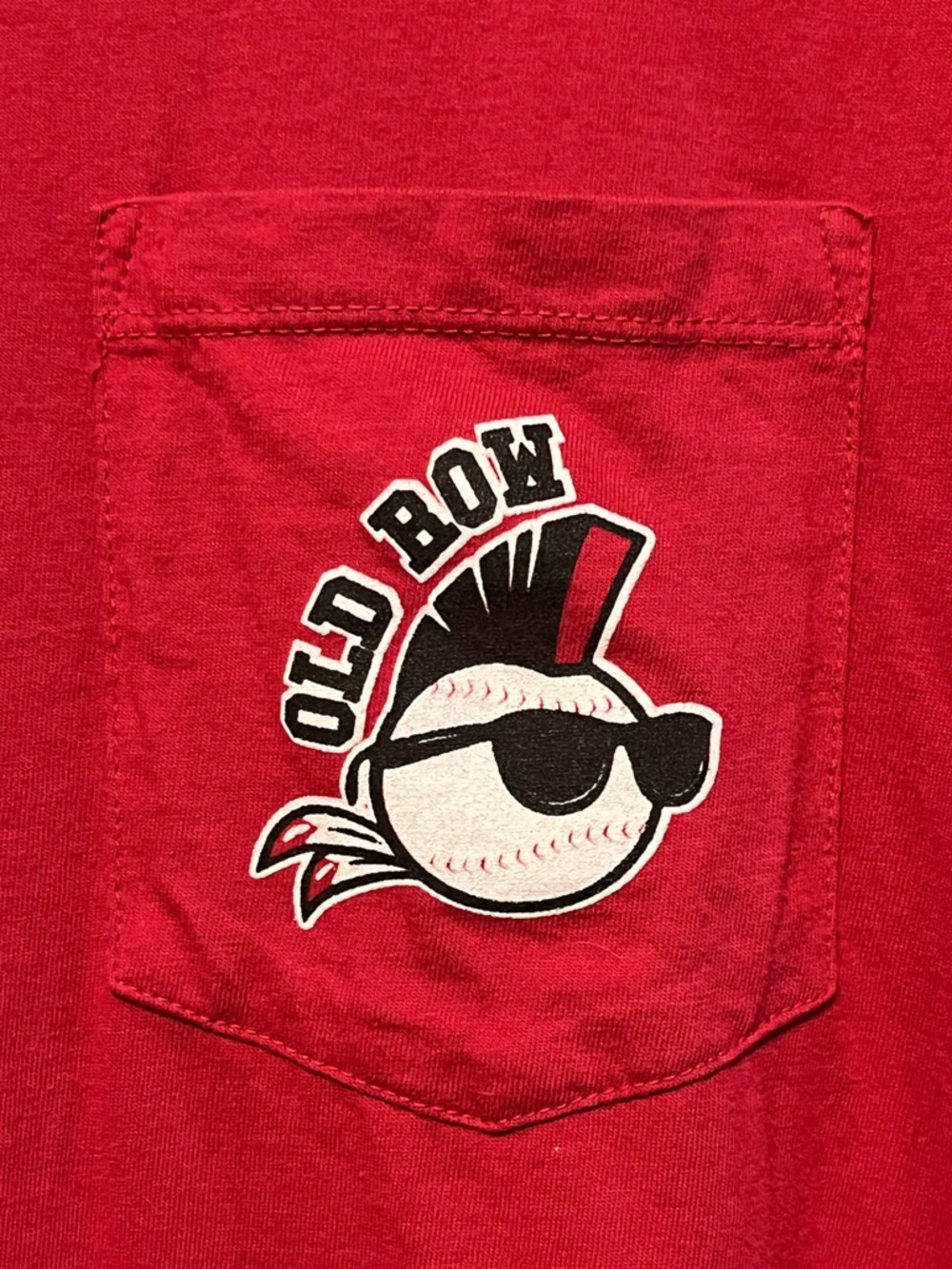 Old Row Legends Wild Thing Rick Vaughn Major League Pocket Tee Size Large - Picture 4 of 7